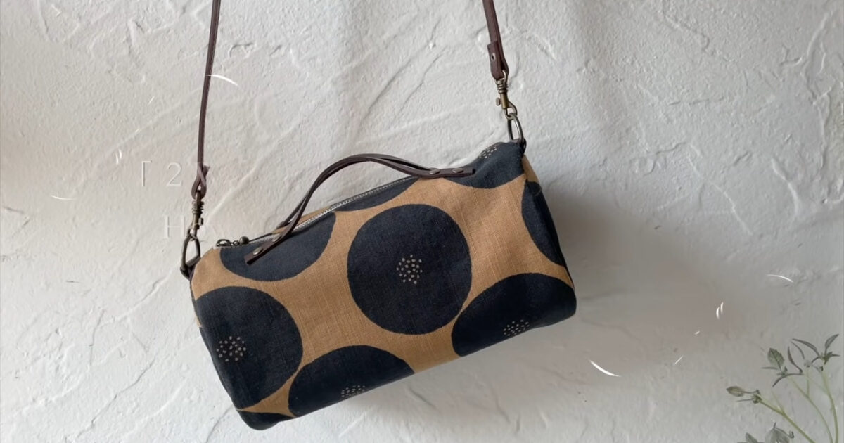 JUNE　ボストンショルダーバッグ（L）　ハンドメイド 在庫 処分ハンドメイド・手芸 - JUNE様専用 ボストンショルダー