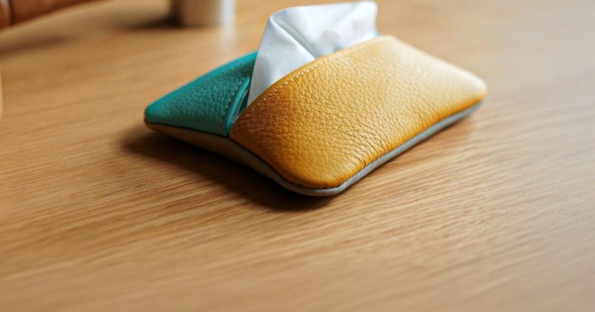 ティッシュケース（手作り） 簡単】箱なしティッシュカバーの作り方/how to sew tissue holder
